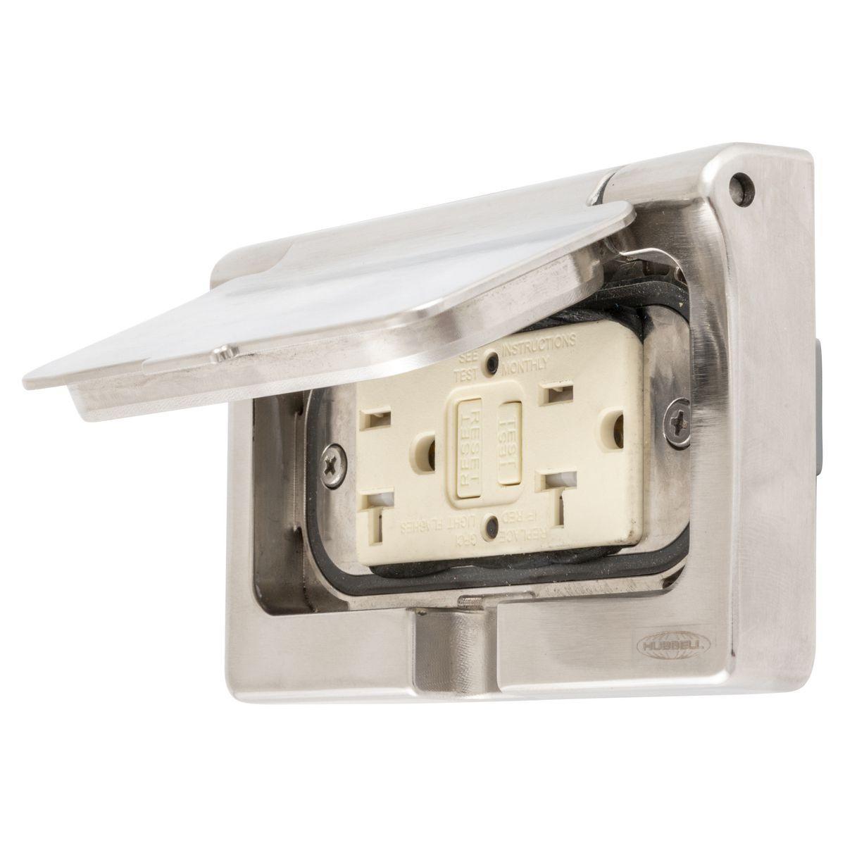 Hubbell Wiring Device-Kellems HBLSS263R Weatherproof Device/Outlet Box Covers