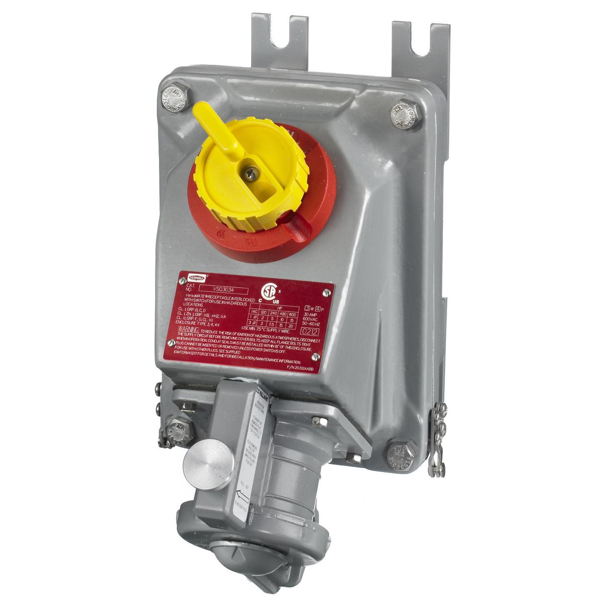 Hubbell Wiring Device-Kellems HBLVSQ6034 Pin & Sleeve Mechanical Interlock Device