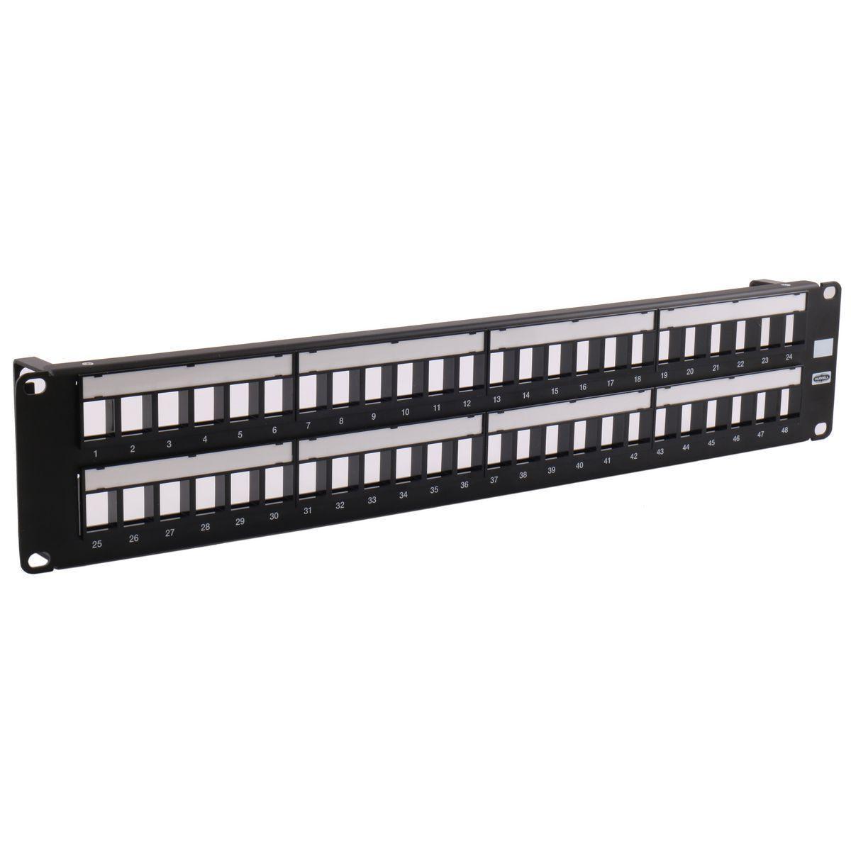 PREMISE WIRING HPJ48W CU Media Patch Panels - Unloaded