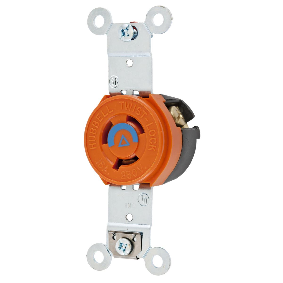 Hubbell Wiring Device-Kellems IG4560 Locking Receptacles