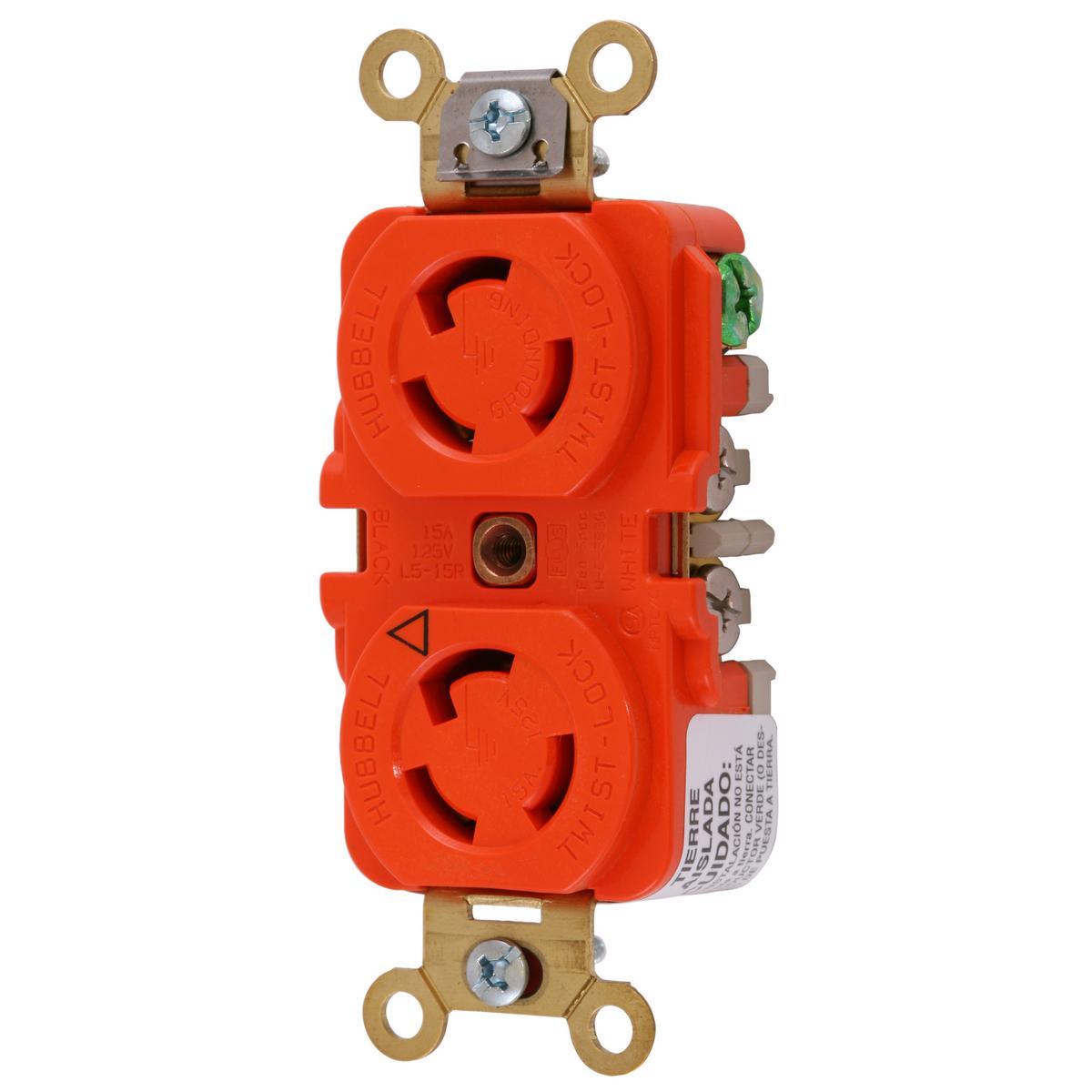 Hubbell Wiring Device-Kellems IG4700A Locking Receptacles