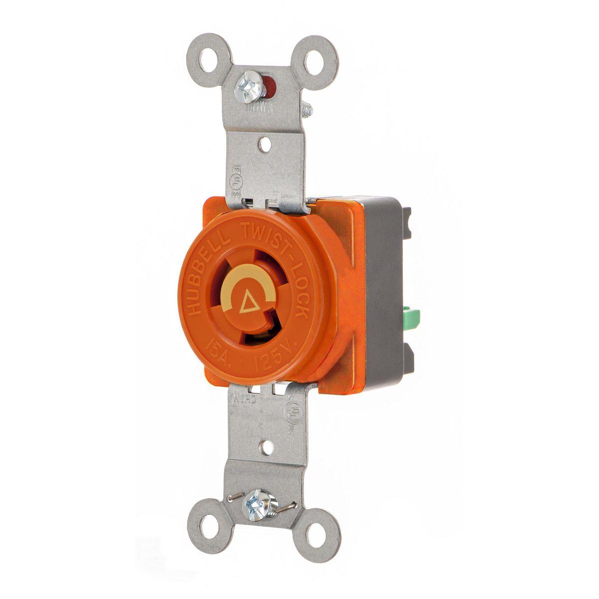 Hubbell Wiring Device-Kellems IG4710ST Locking Receptacles