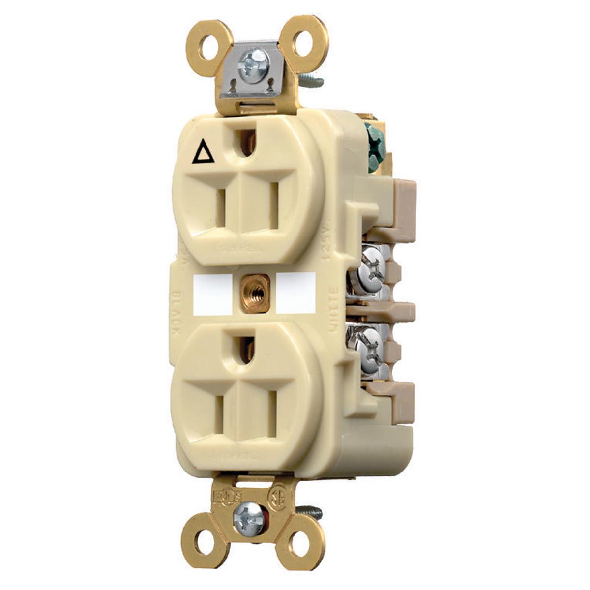 Hubbell Wiring Device-Kellems IG5262I Straight Blade Receptacles