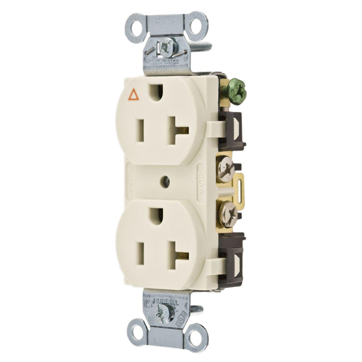 Hubbell Wiring Device-Kellems IG5352LA Straight Blade Receptacles