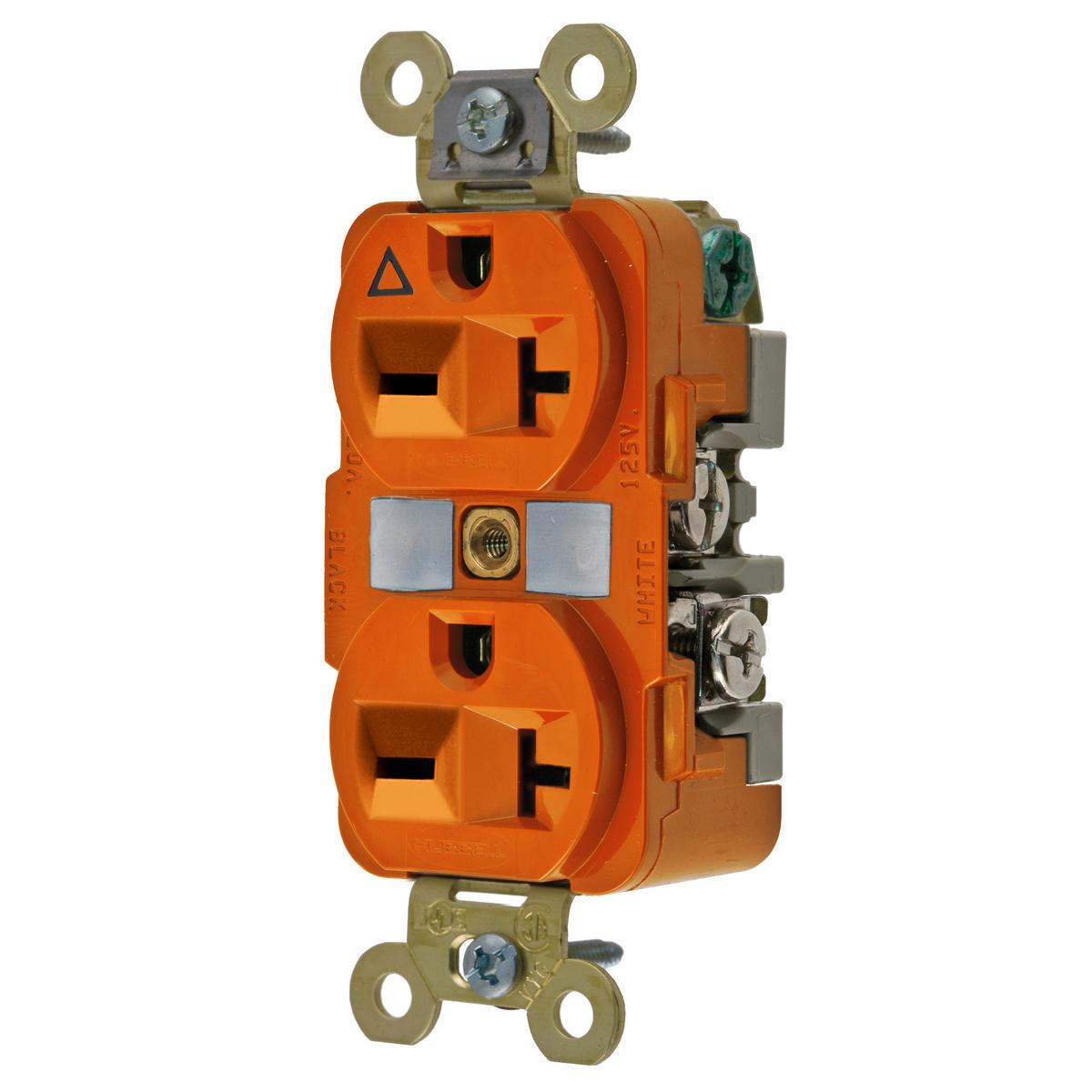 Hubbell Wiring Device-Kellems IG5462 Straight Blade Receptacles