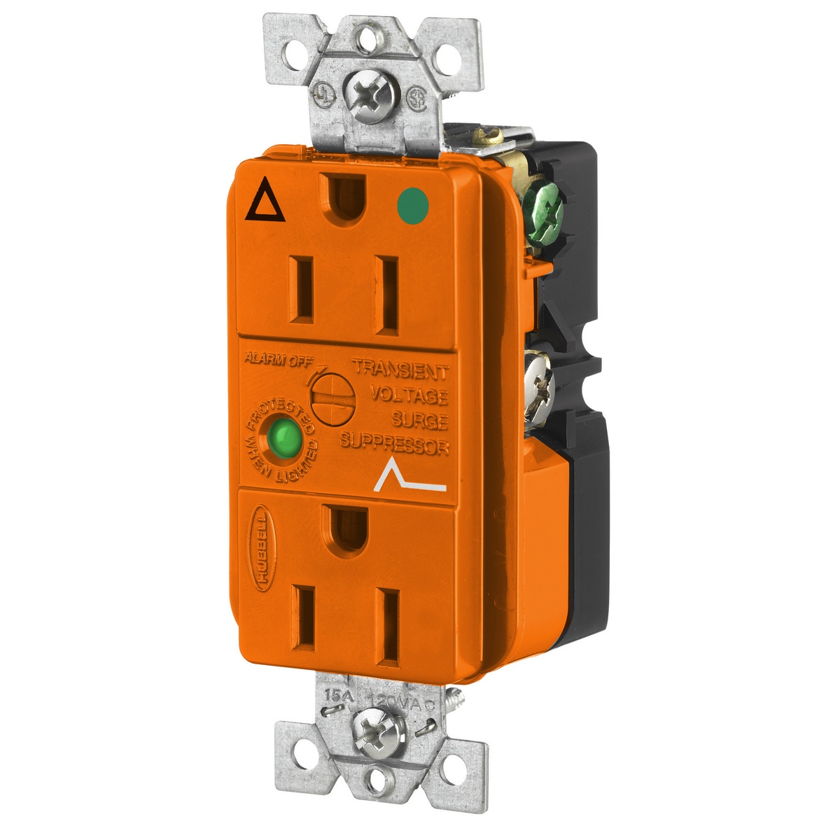 Hubbell Wiring Device-Kellems IG8262OSA Straight Blade Receptacles