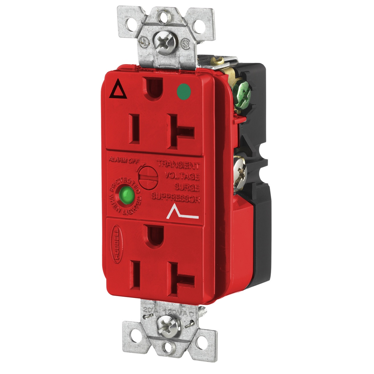 Hubbell Wiring Device-Kellems IG8362RSA Straight Blade Receptacles