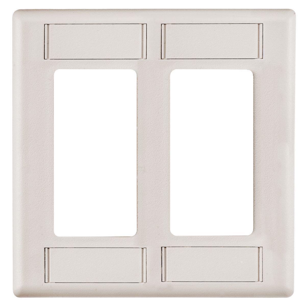 PREMISE WIRING IMFP2OW Faceplate Adapter Frames