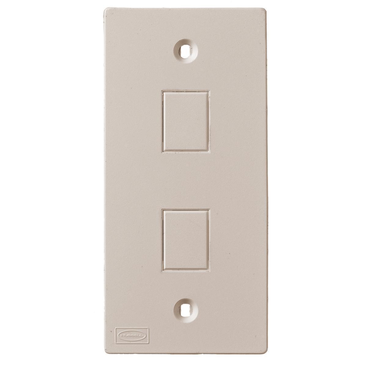 Hubbell Wiring Device-Kellems KP2162AL Raceway Outlet Box Covers & Plates