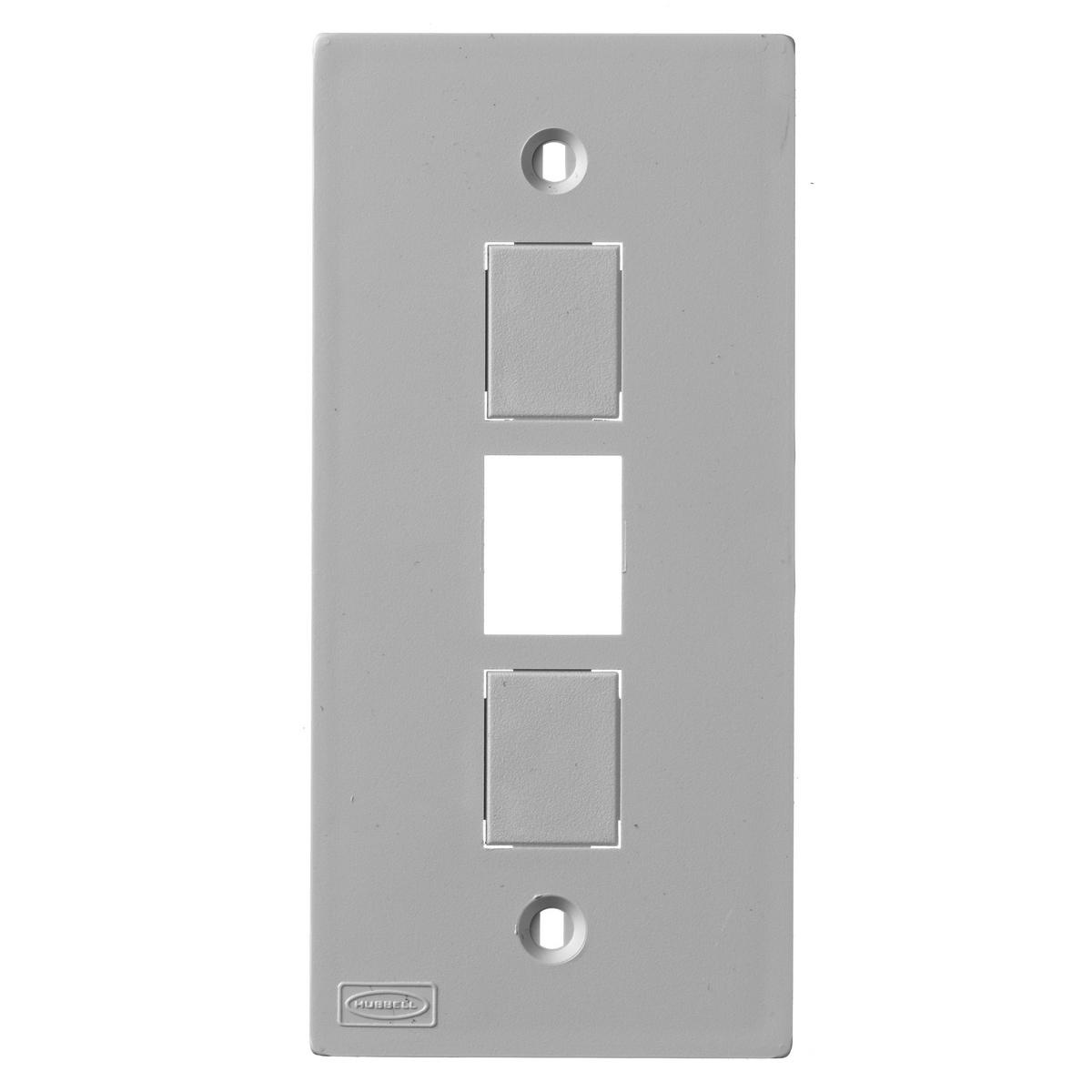 Hubbell Wiring Device-Kellems KP2163GY Raceway Outlet Box Covers & Plates