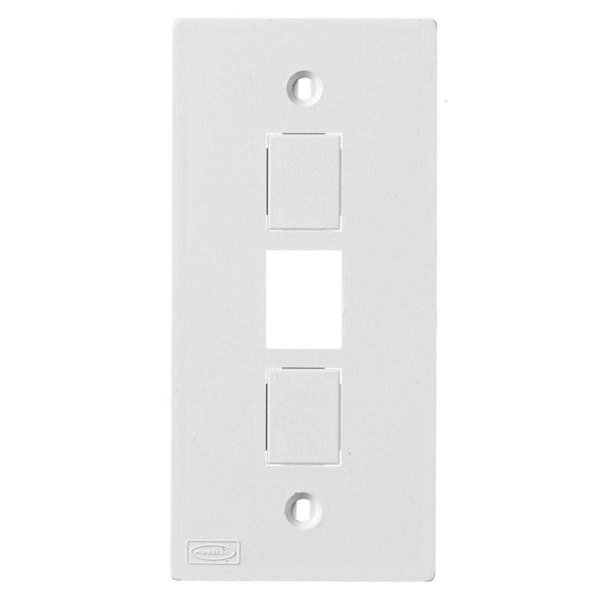 Hubbell Wiring Device-Kellems KP2163W Raceway Outlet Box Covers & Plates