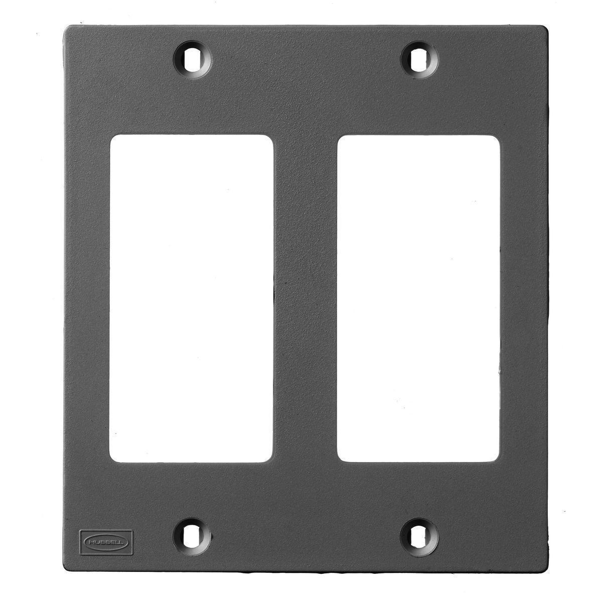 Hubbell Wiring Device-Kellems KP26BK Raceway Outlet Box Covers & Plates