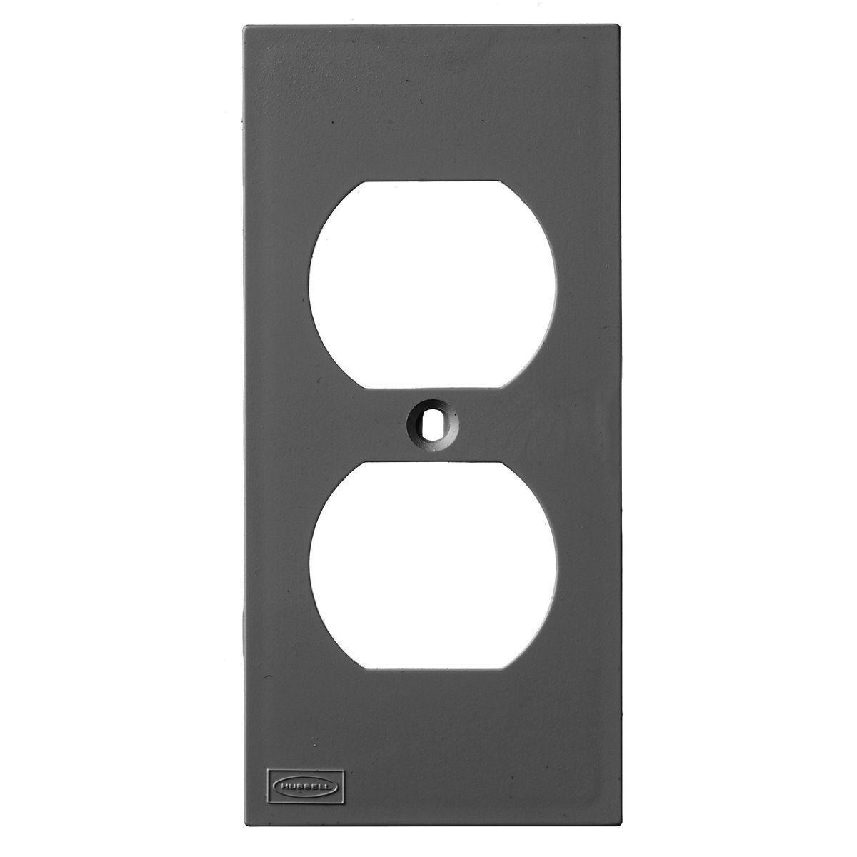 Hubbell Wiring Device-Kellems KP8BK Raceway Outlet Box Covers & Plates