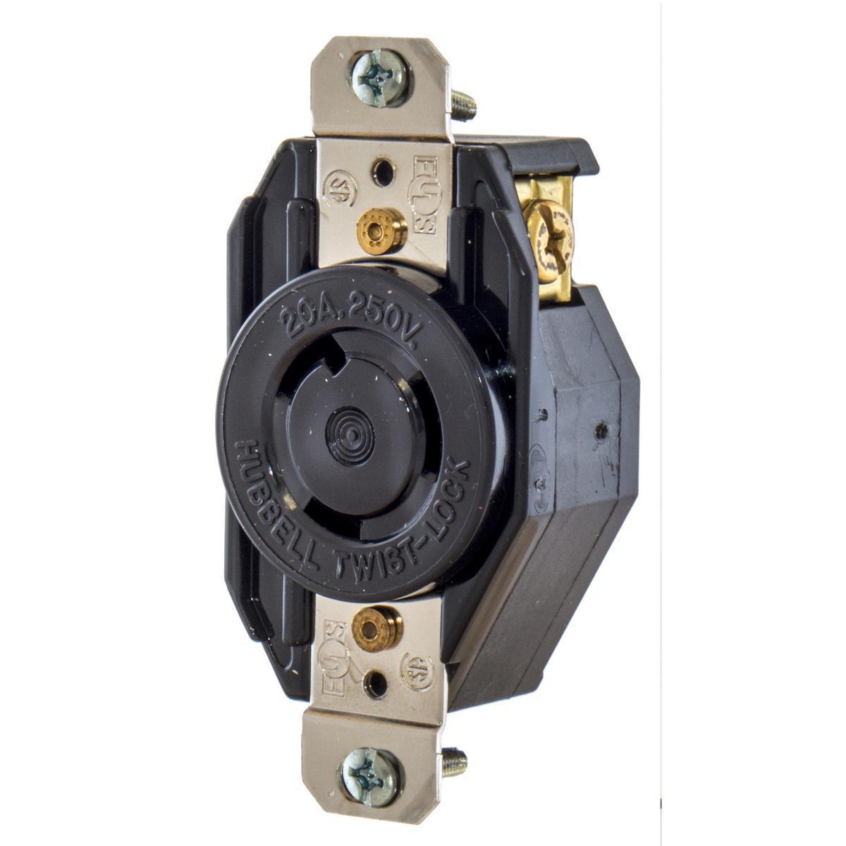 Hubbell Wiring Device-Kellems L615R Locking Receptacles