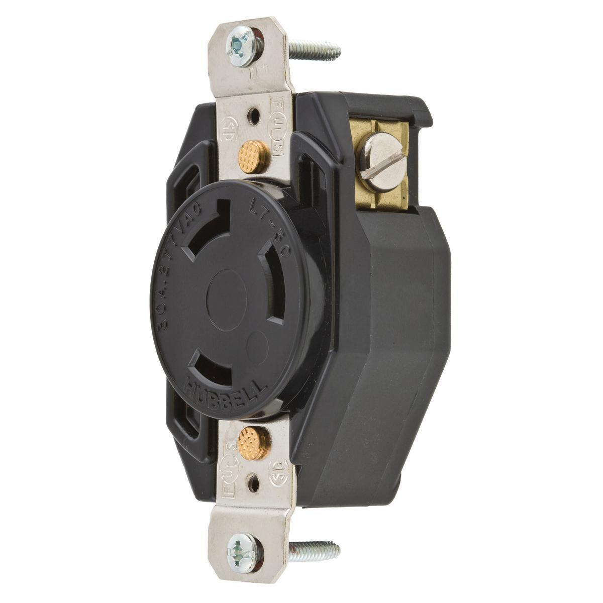 Hubbell Wiring Device-Kellems L715R Locking Receptacles