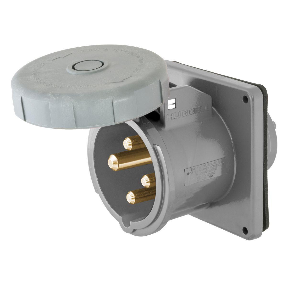 Hubbell Wiring Device-Kellems M4100B12R Pin & Sleeve Inlets