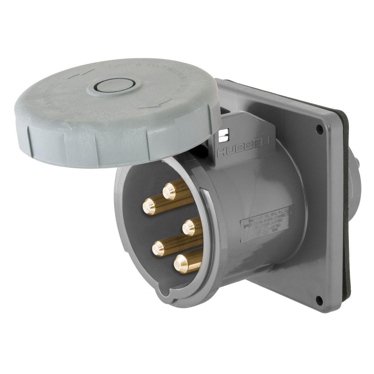 Hubbell Wiring Device-Kellems M5100B9R Pin & Sleeve Inlets