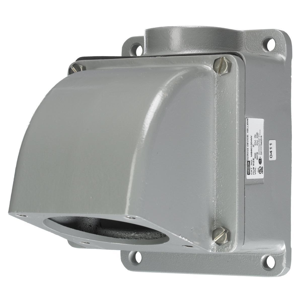 Hubbell Wiring Device-Kellems MB601004W Pin & Sleeve Back Boxes