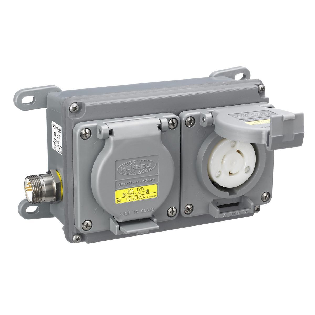 Hubbell Wiring Device-Kellems MLWF2050 Locking Receptacles