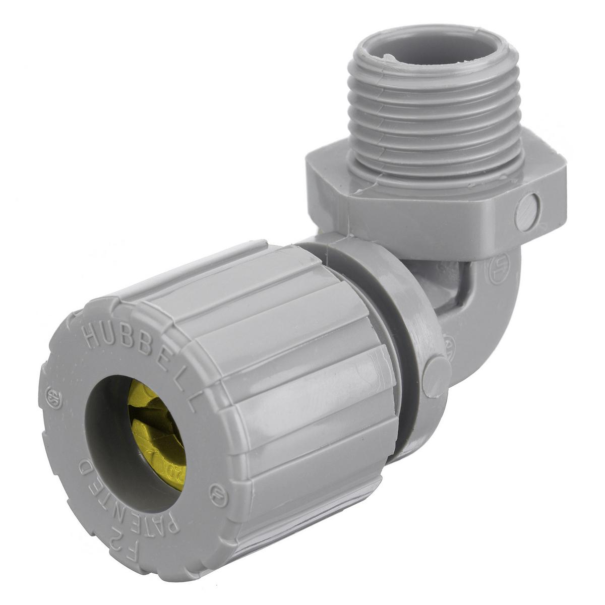 Hubbell Wiring Device-Kellems NHC1037CR Flexible Cord Connectors - 90 Degree