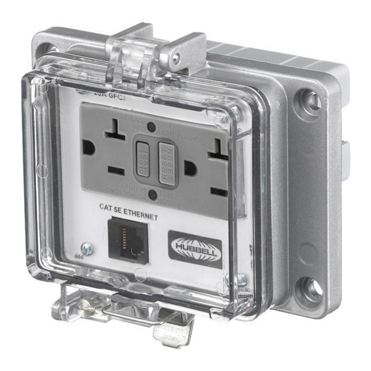 Hubbell Wiring Device-Kellems P20DH5E Combination Outlets