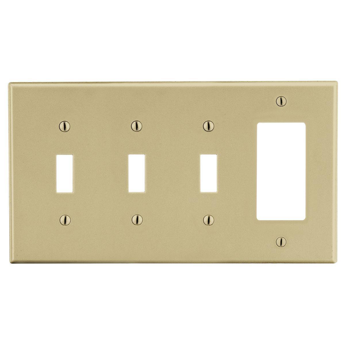 Hubbell Wiring Device-Kellems P326I Combination Wallplates