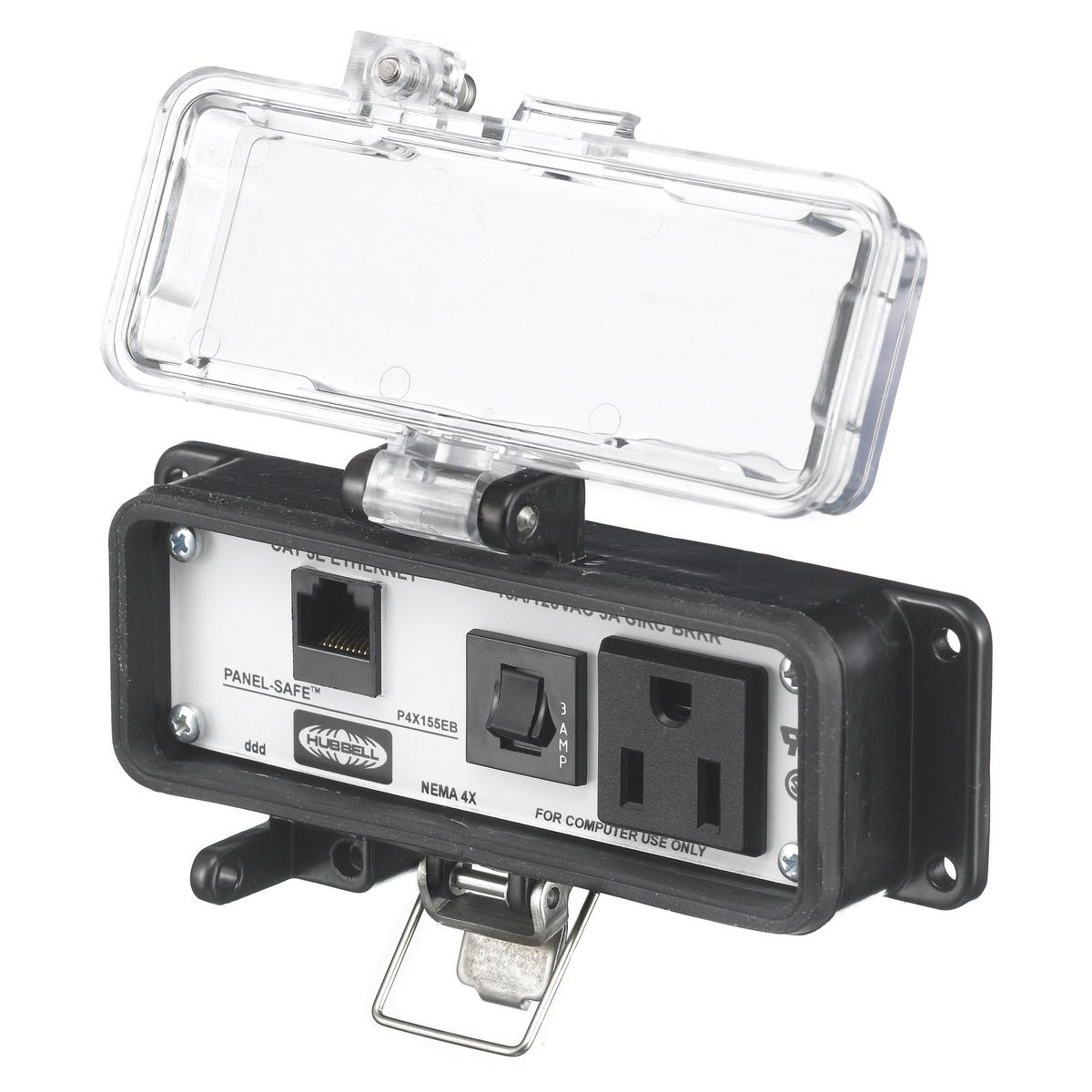 Hubbell Wiring Device-Kellems P4X155EB Combination Outlets