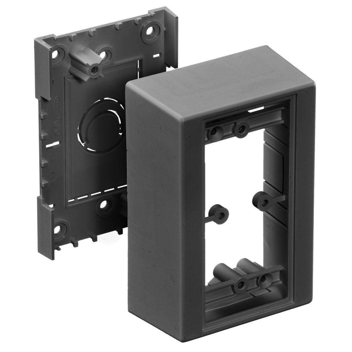 Hubbell Wiring Device-Kellems PDB12SBK Raceway Outlet Boxes