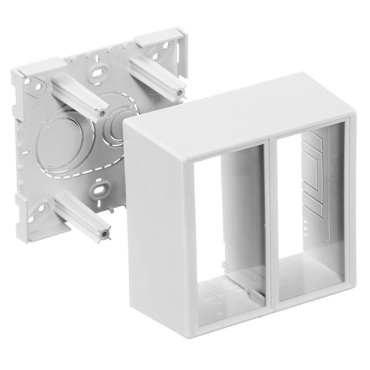 Hubbell Wiring Device-Kellems PDB12TGDW Raceway Outlet Boxes