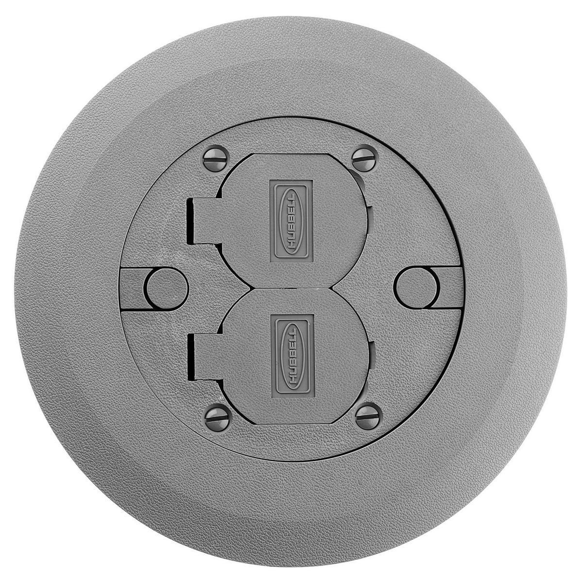 Hubbell Wiring Device-Kellems PFBCGYA Floor Box Covers