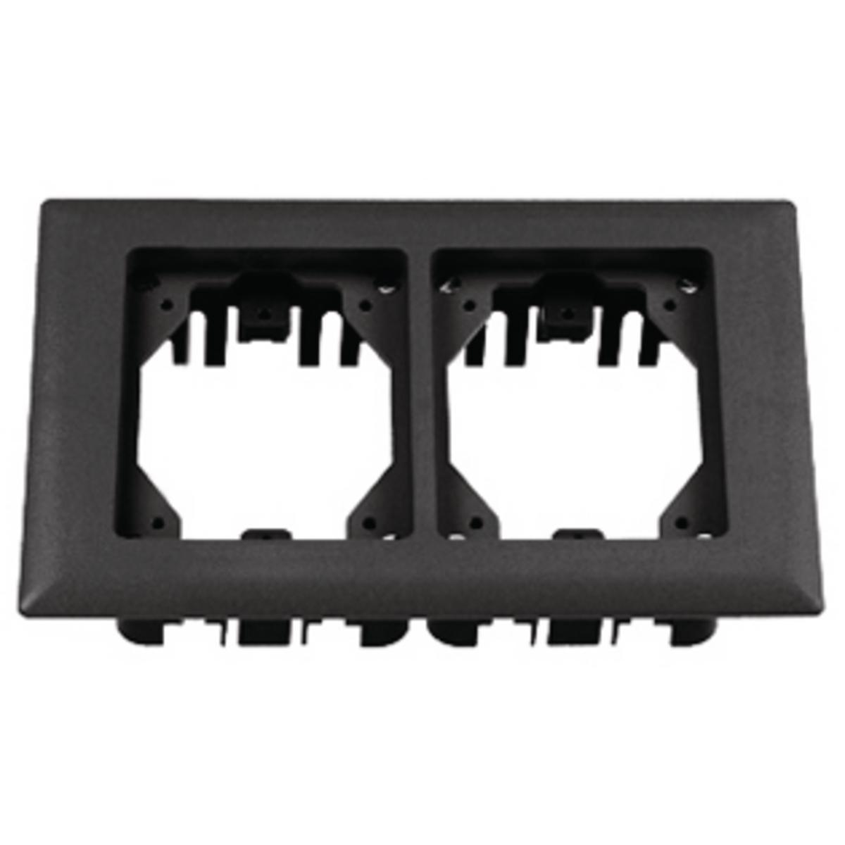 Hubbell Wiring Device-Kellems PFBRFBL2 2-Gang Molded Standard Carpet Flange, 6 in L, PVC