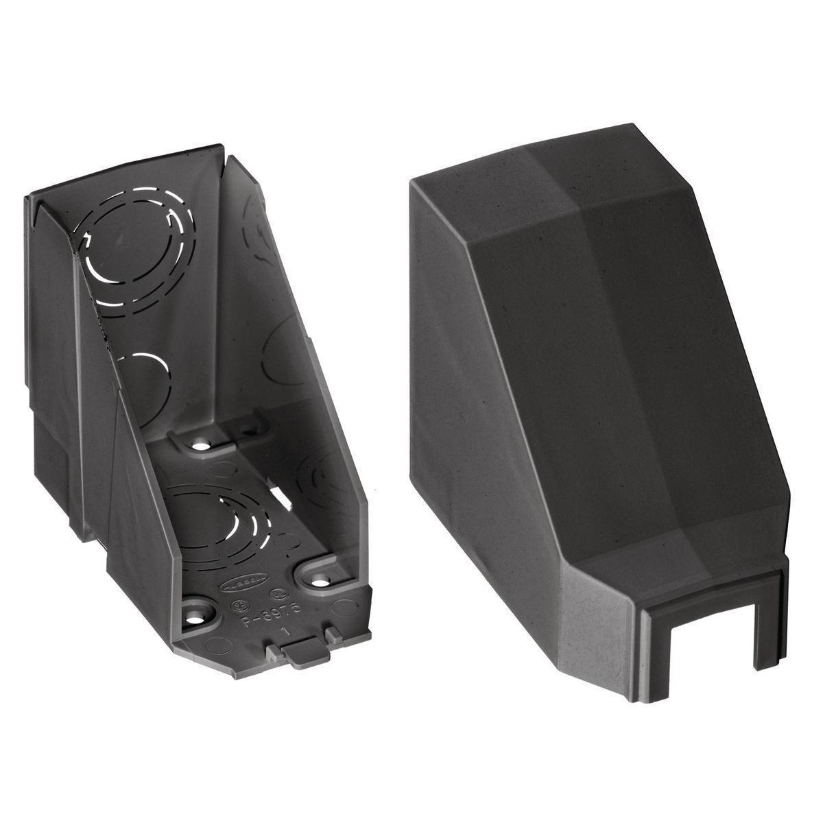 Hubbell Wiring Device-Kellems PLP1CACFBK Raceway Connectors/Adapters