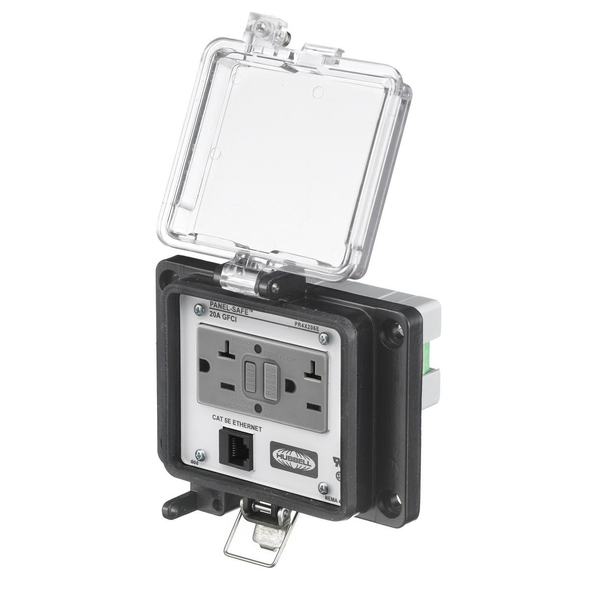 Hubbell Wiring Device-Kellems PR4X205E GFCI Receptacles