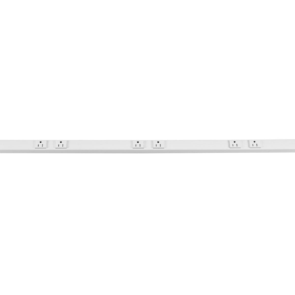 Hubbell Wiring Device-Kellems PlugTrak® PT155112TRW 1-Circuit Tamper-Resistant Non-Metallic Raceway, 5 ft L x 1-1/2 in W x 1-1/2 in H, PVC
