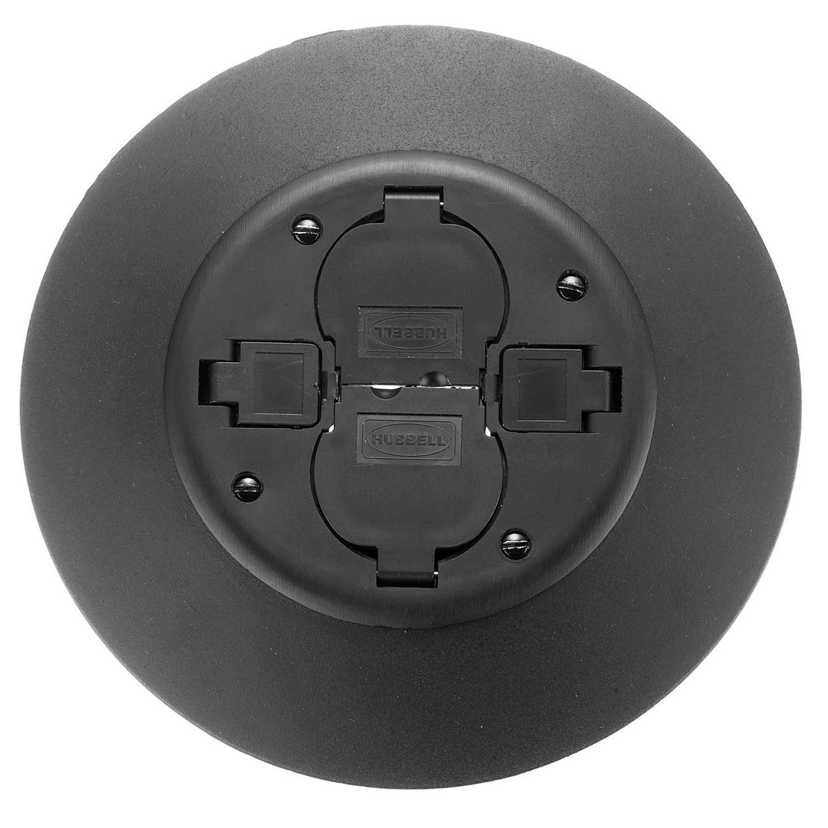 Hubbell Wiring Device-Kellems PT2X2SFBL Poke-Through Covers