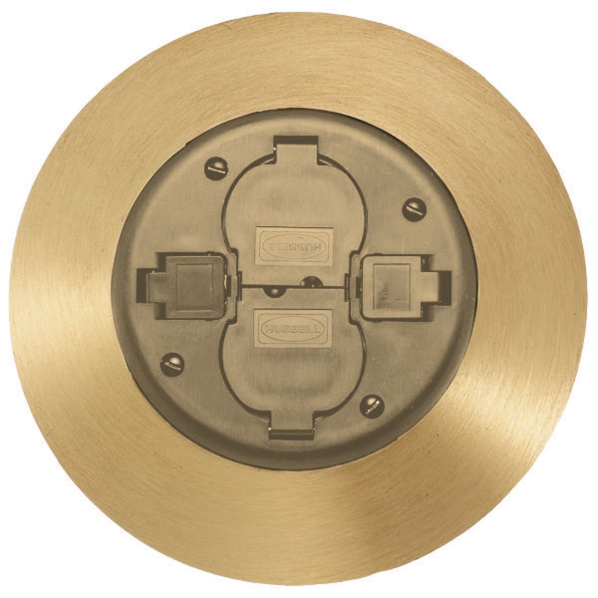 Hubbell Wiring Device-Kellems PT2X2SFBRS Poke-Through Covers
