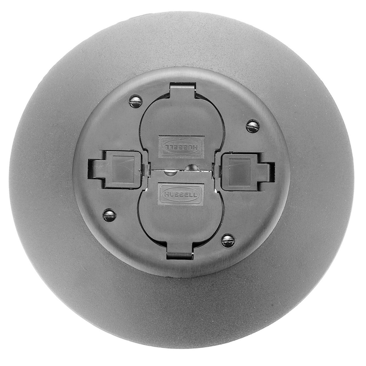 Hubbell Wiring Device-Kellems PT2X2SFGY Poke-Through Covers