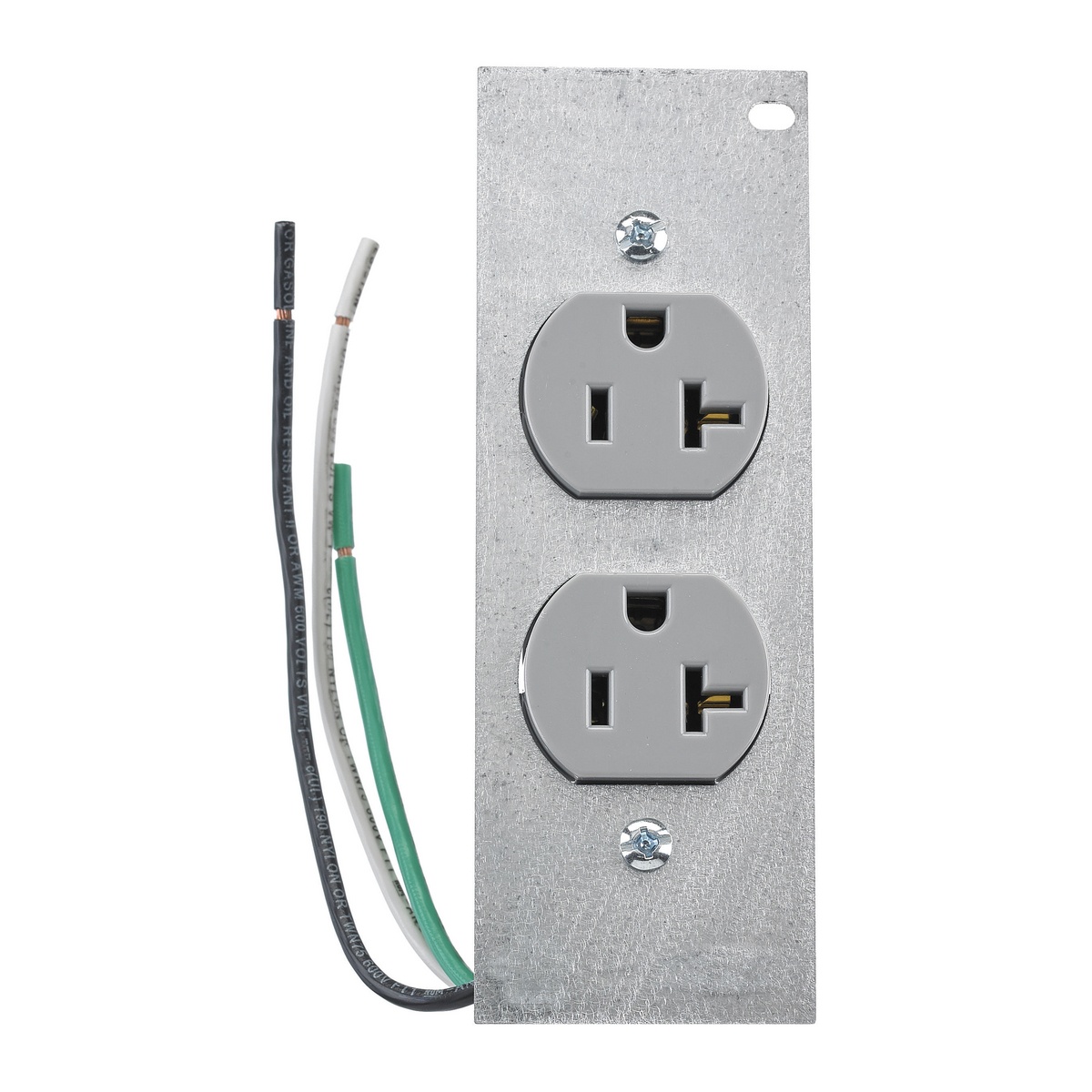 Hubbell Wiring Device-Kellems PWFB10MPCR20GRY Floor Box Outlet Face Plates