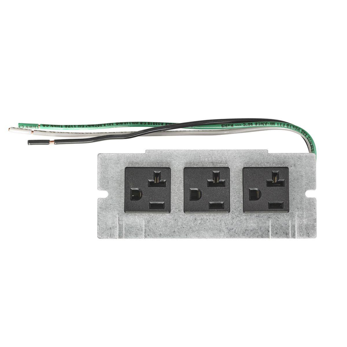 Hubbell Wiring Device-Kellems PWFBMP3R Floor Box Outlet Face Plates