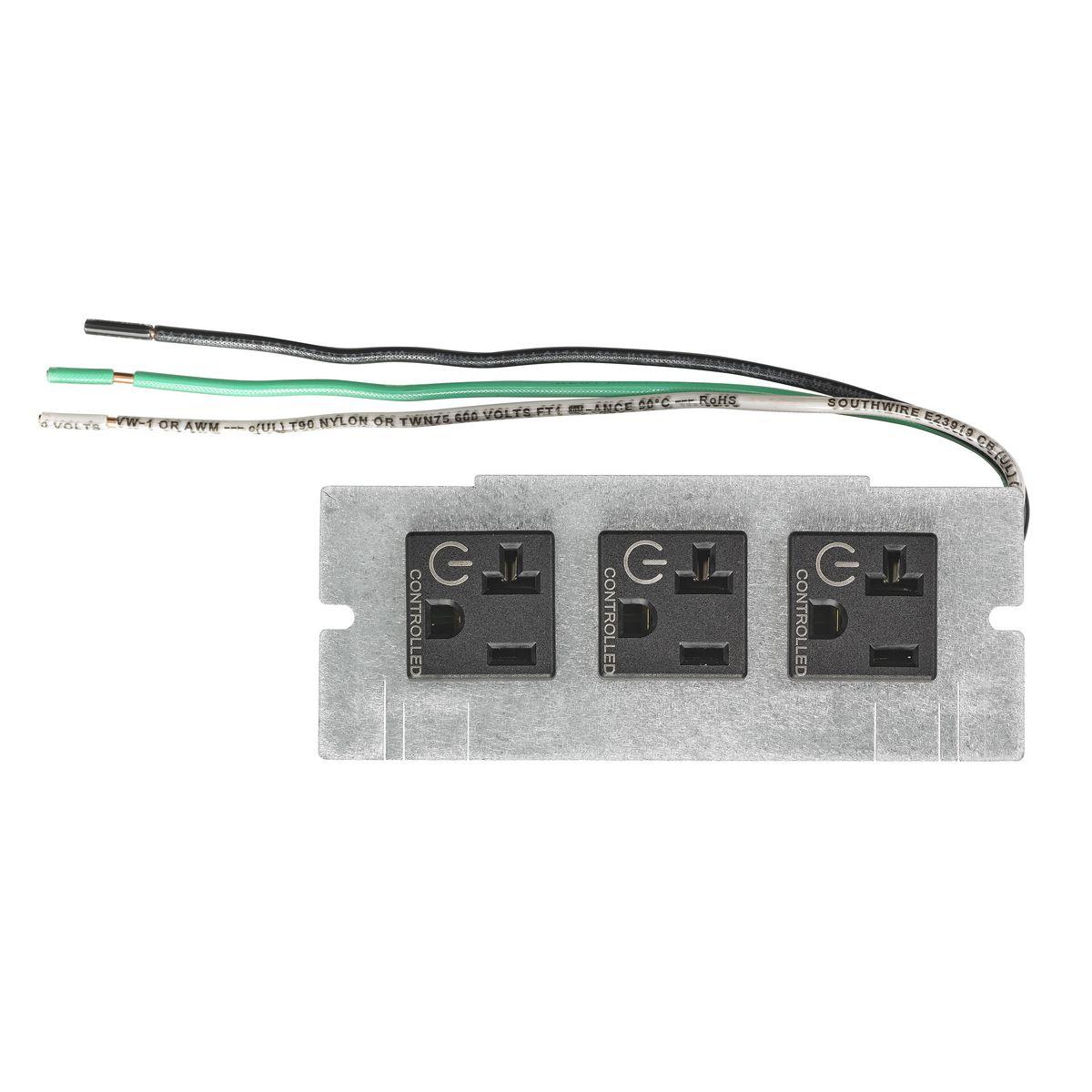 Hubbell Wiring Device-Kellems PWFBMP3RC Floor Box Outlet Face Plates