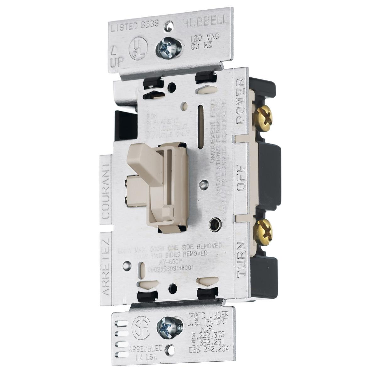Hubbell Wiring Device-Kellems RAYFSQFLA Fan Control Switches