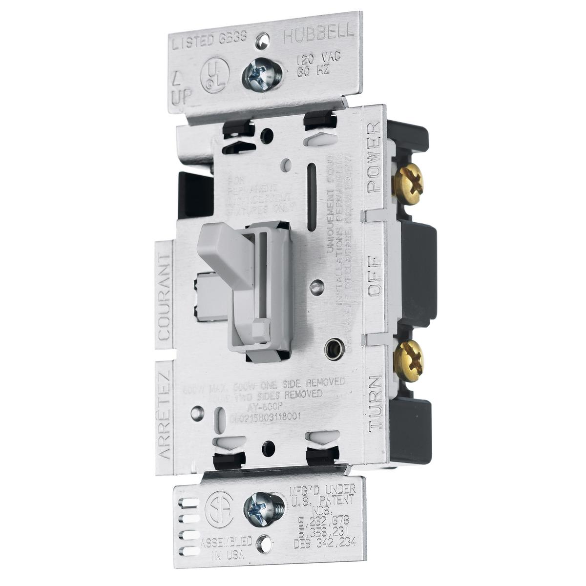 Hubbell Wiring Device-Kellems RAYFSQFW Fan Control Switches