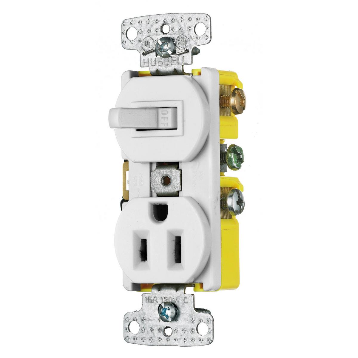 Hubbell Wiring Device-Kellems RC308WTR Switches & Receptacles