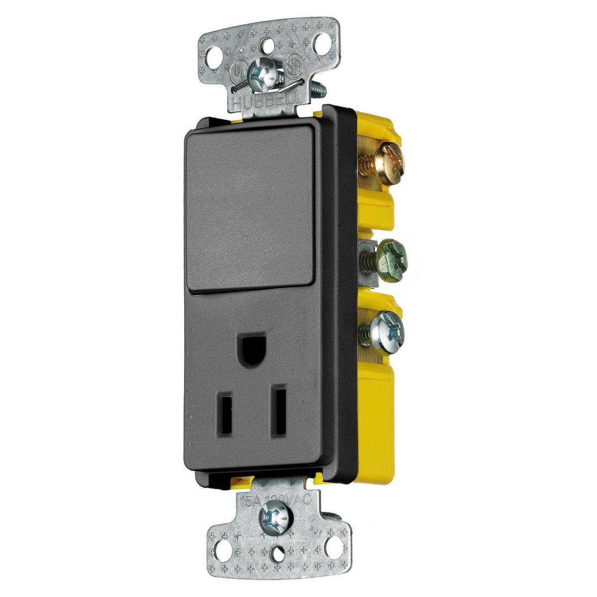 Hubbell Wiring Device-Kellems RCD108BK Switches & Receptacles