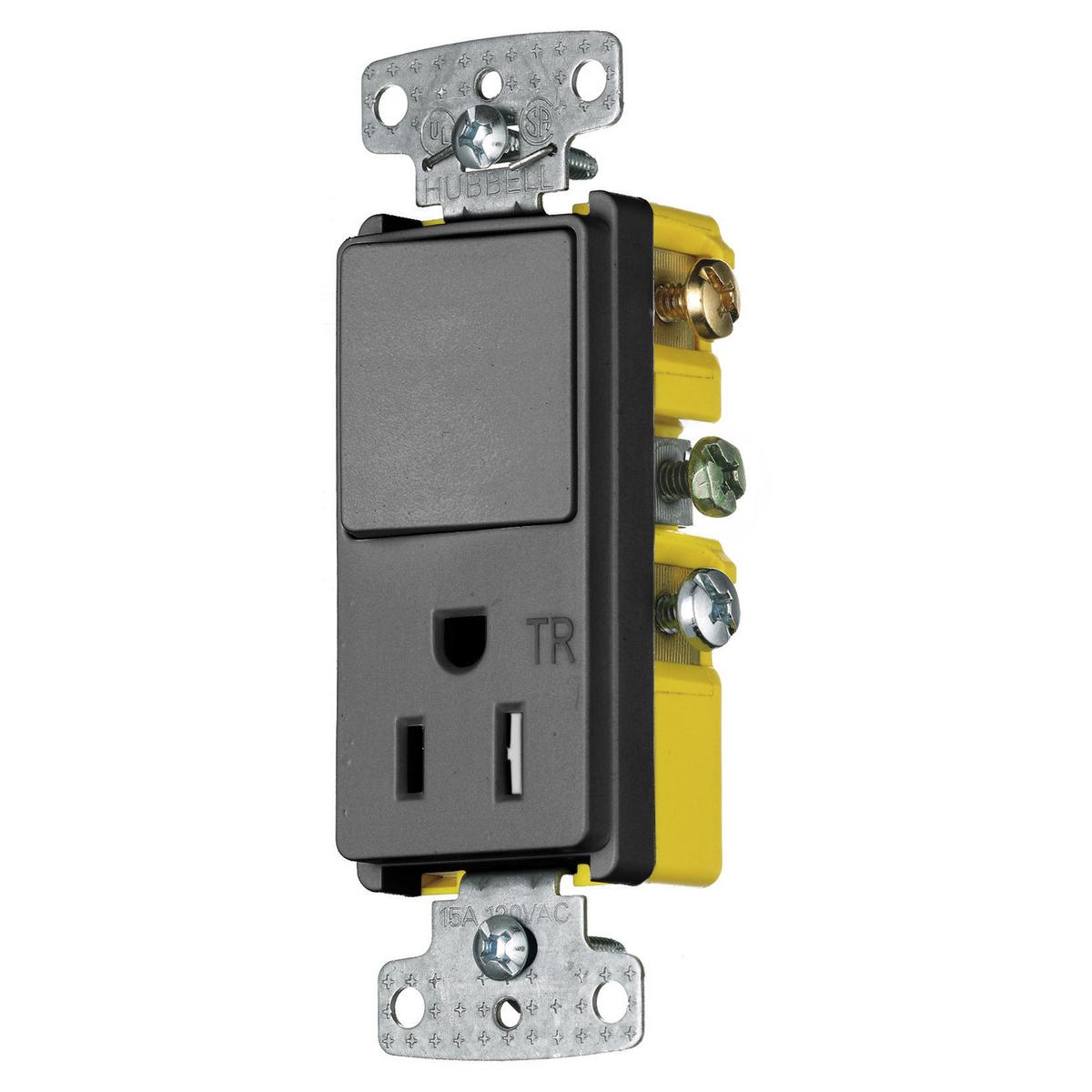 Hubbell Wiring Device-Kellems RCD308BKTR Switches & Receptacles