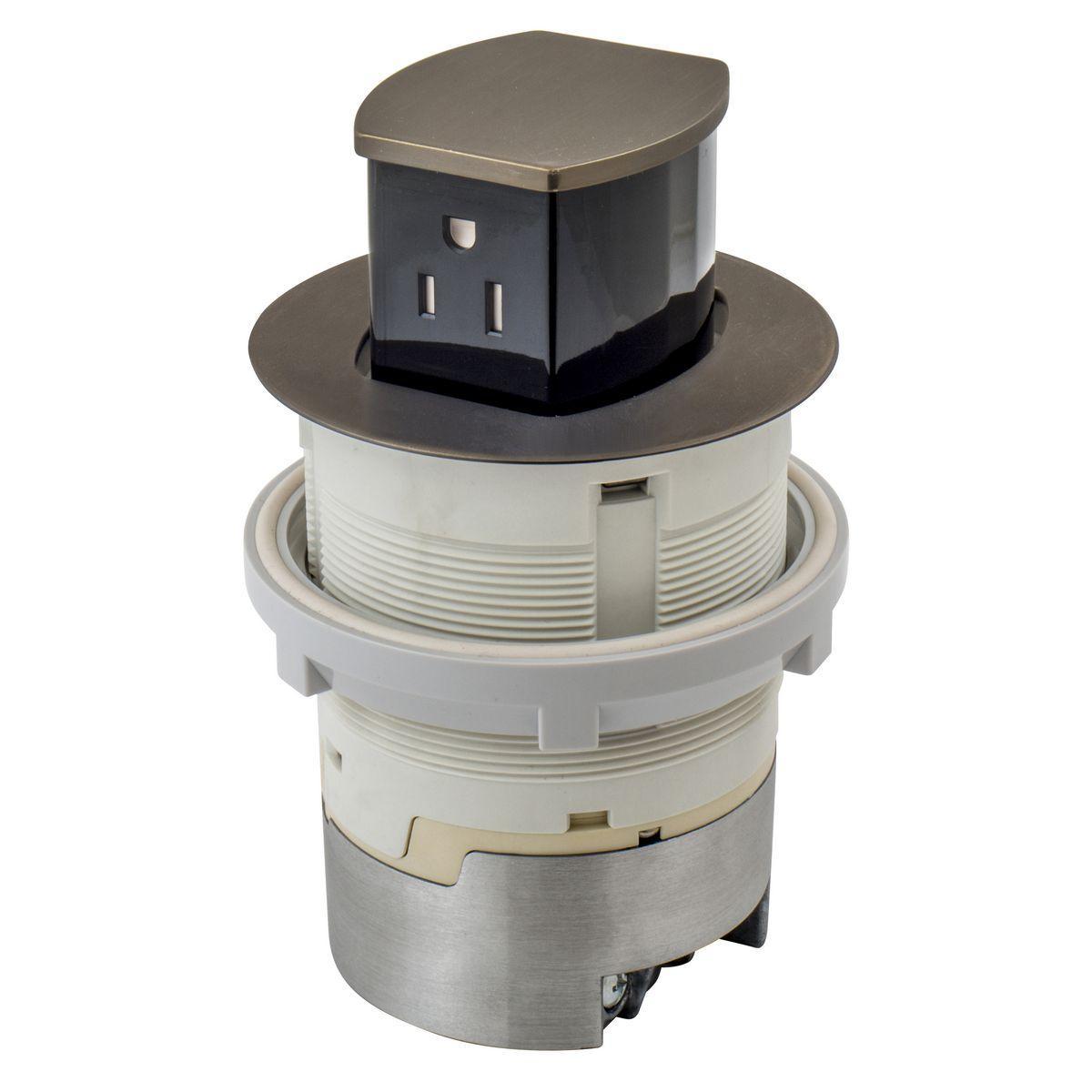 Hubbell Wiring Device-Kellems RCT201BZE Straight Blade Receptacles