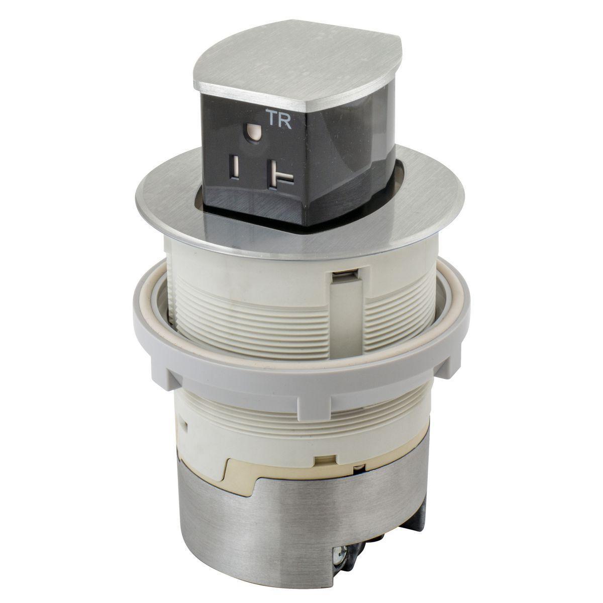 Hubbell Wiring Device-Kellems RCT220ALU Straight Blade Receptacles