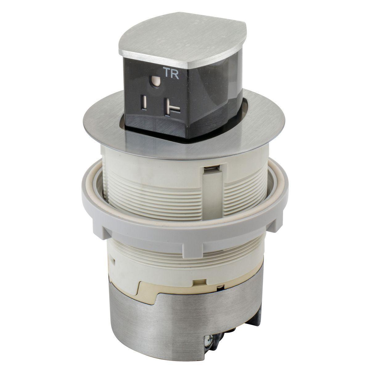 Hubbell Wiring Device-Kellems RCT221ALU Floor Box Outlet Assemblies