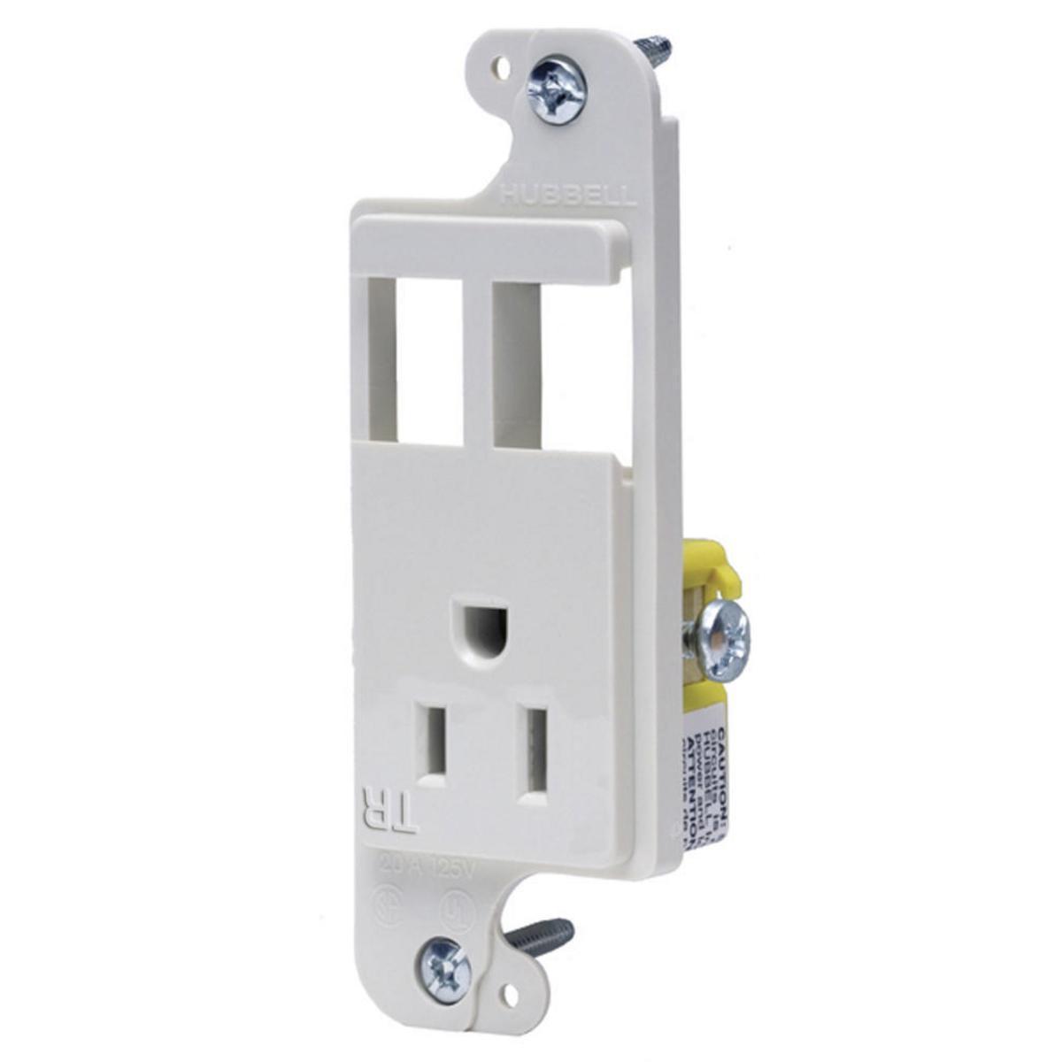 Hubbell Wiring Device-Kellems RJ65WTR Combination Outlets
