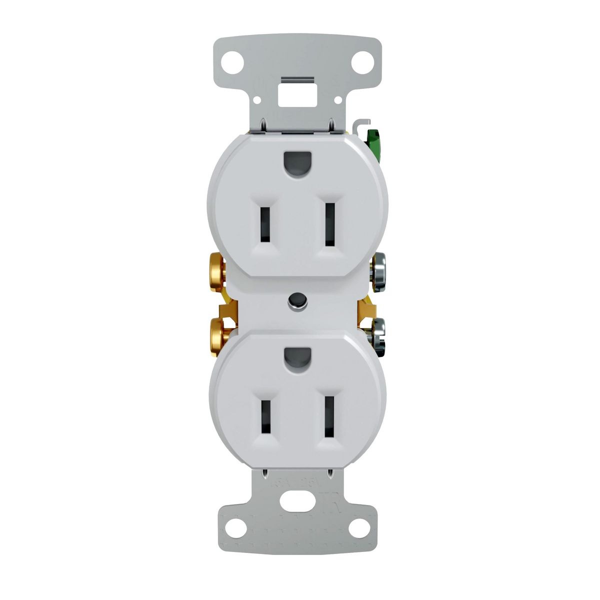 Hubbell Wiring Device-Kellems RR15SWTR Straight Blade Receptacles